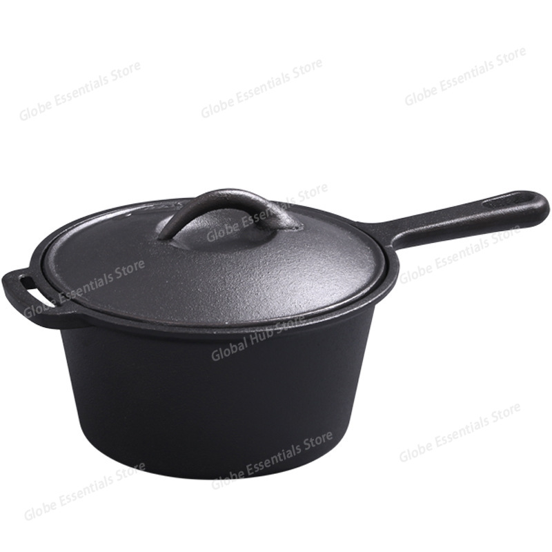 Baby Food With Iron - 19cm Thickened Uncoated Cast Iron Milk