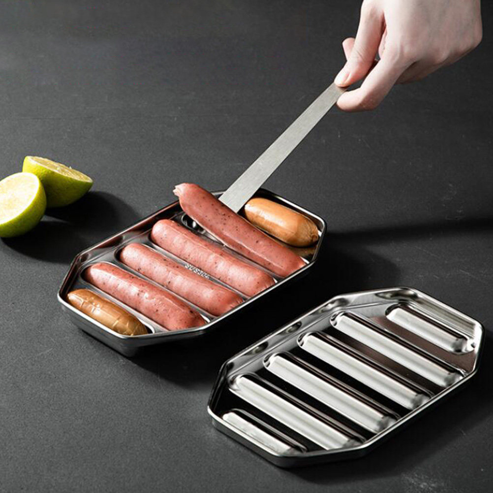 Baby Food Dogs - 1Pcs Stainless Steel Sausage Mold for