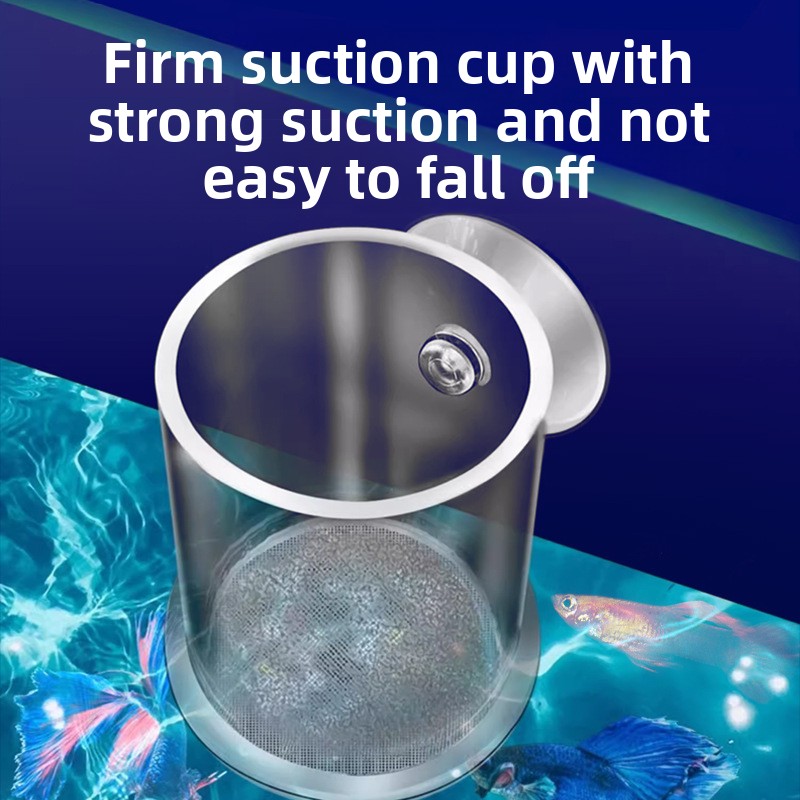 AC-Fish Acrylic Fish Feeding R - Baby Food Net Feeder ulasan dan harga