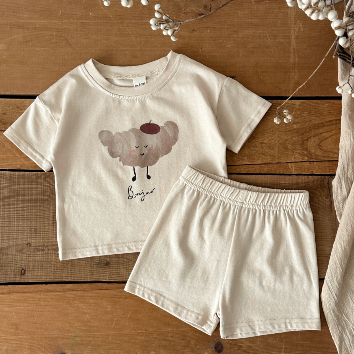 Summer Cotton Children Sets Bo - Baby Food Intake ulasan dan harga