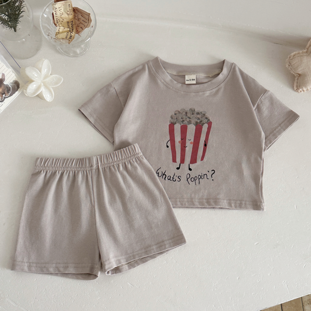 Summer Cotton Children Sets Bo - Baby Food Intake ulasan dan harga