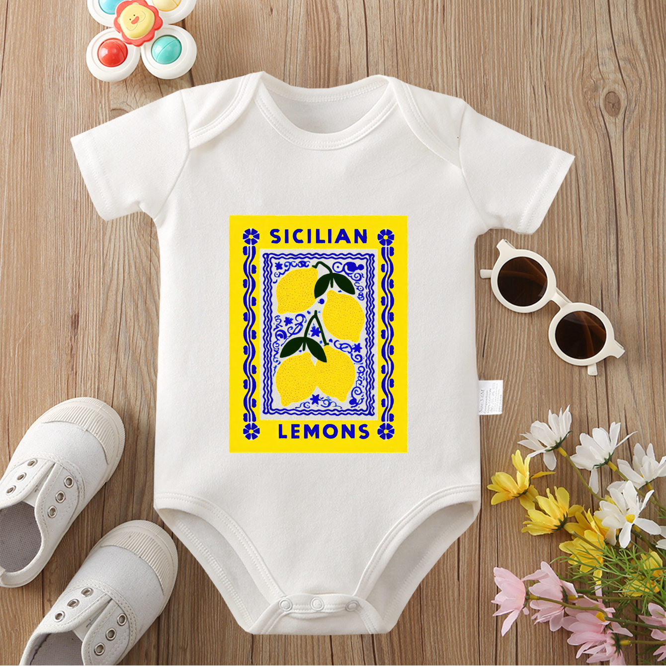 100% Cotton Onesie Summer Food - Baby Food Intake ulasan dan harga