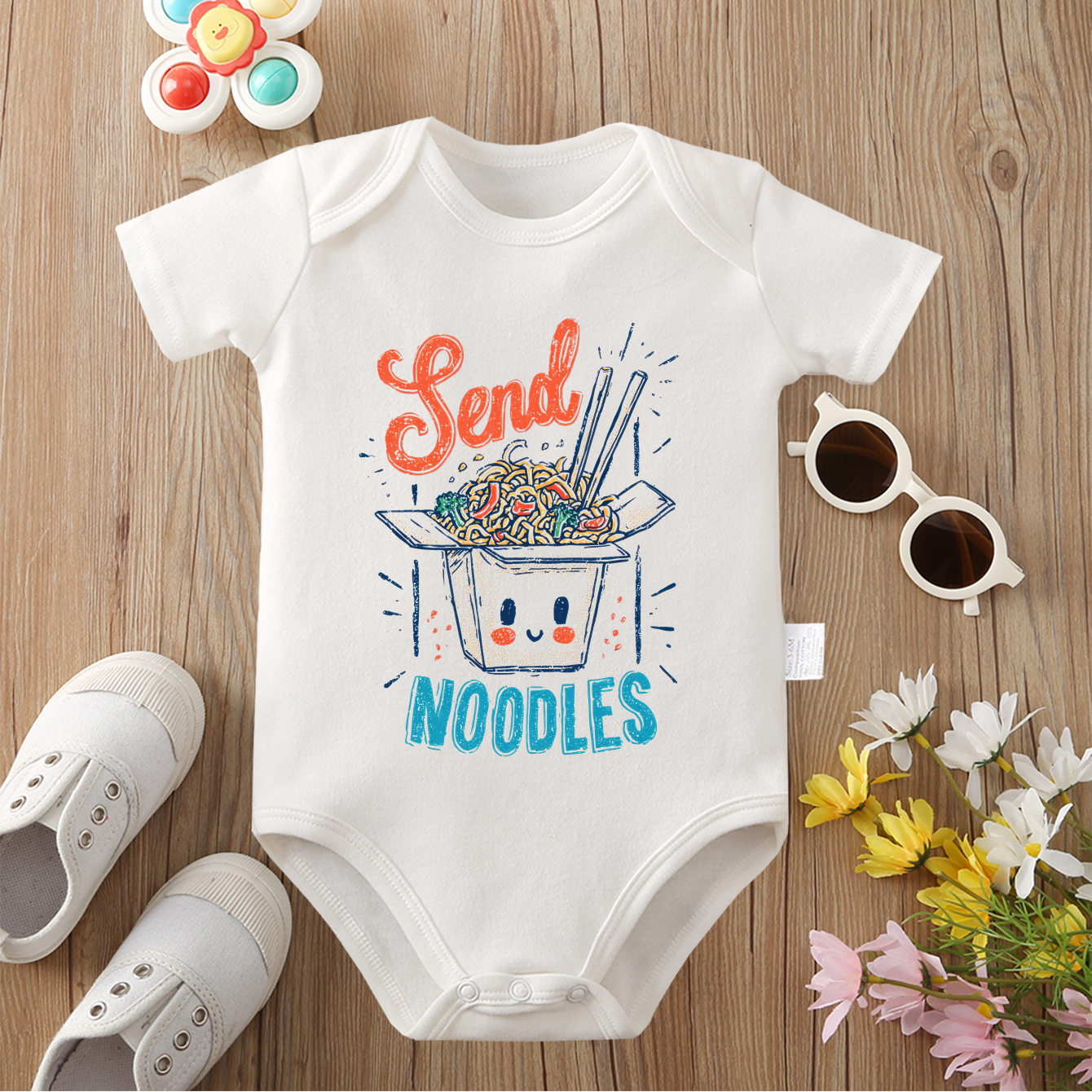 100% Cotton Onesie Summer Food - Baby Food Intake ulasan dan harga