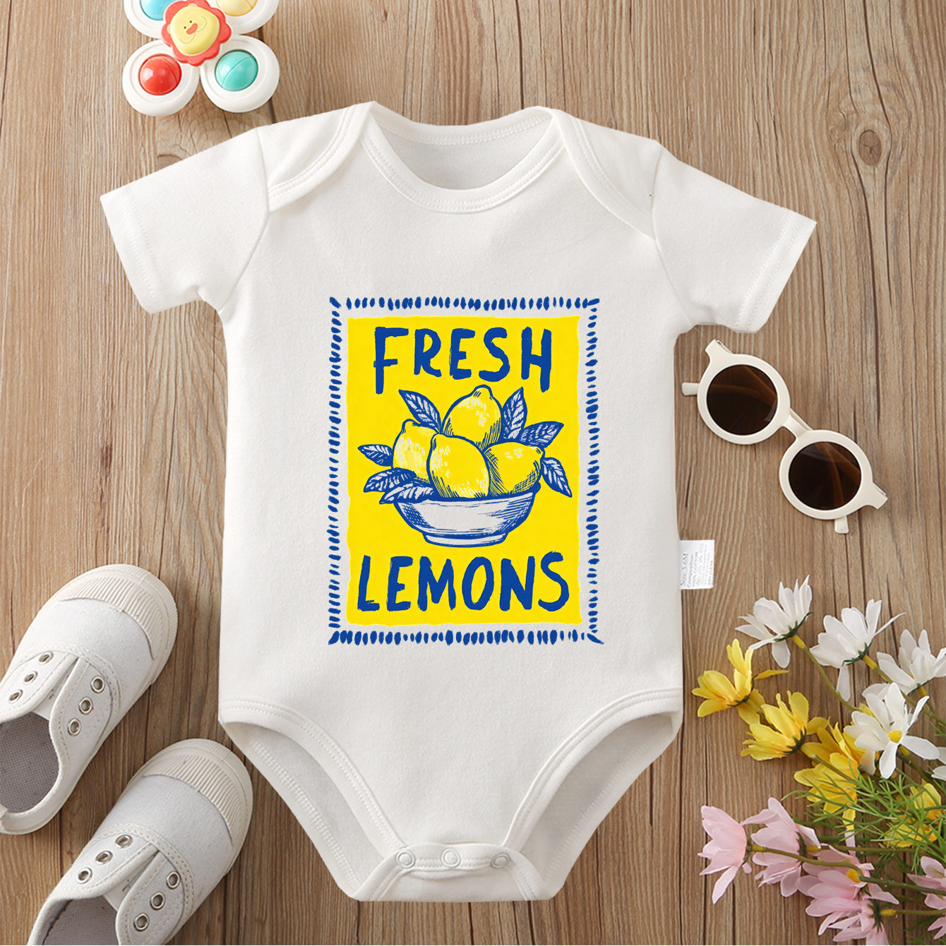 100% Cotton Onesie Summer Food - Baby Food Intake ulasan dan harga