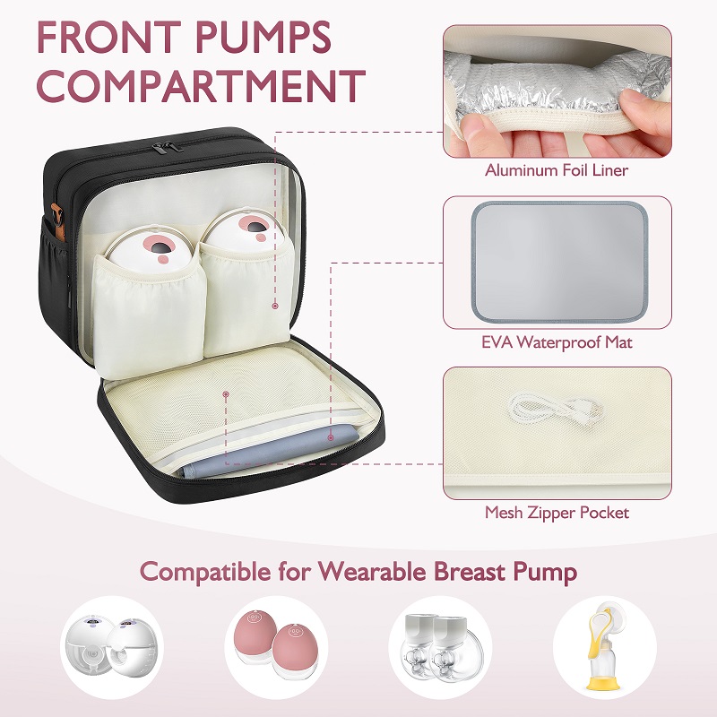 Detachable Breast Pump Bag wit - Baby Food Zip Lock Bag ulasan dan harga