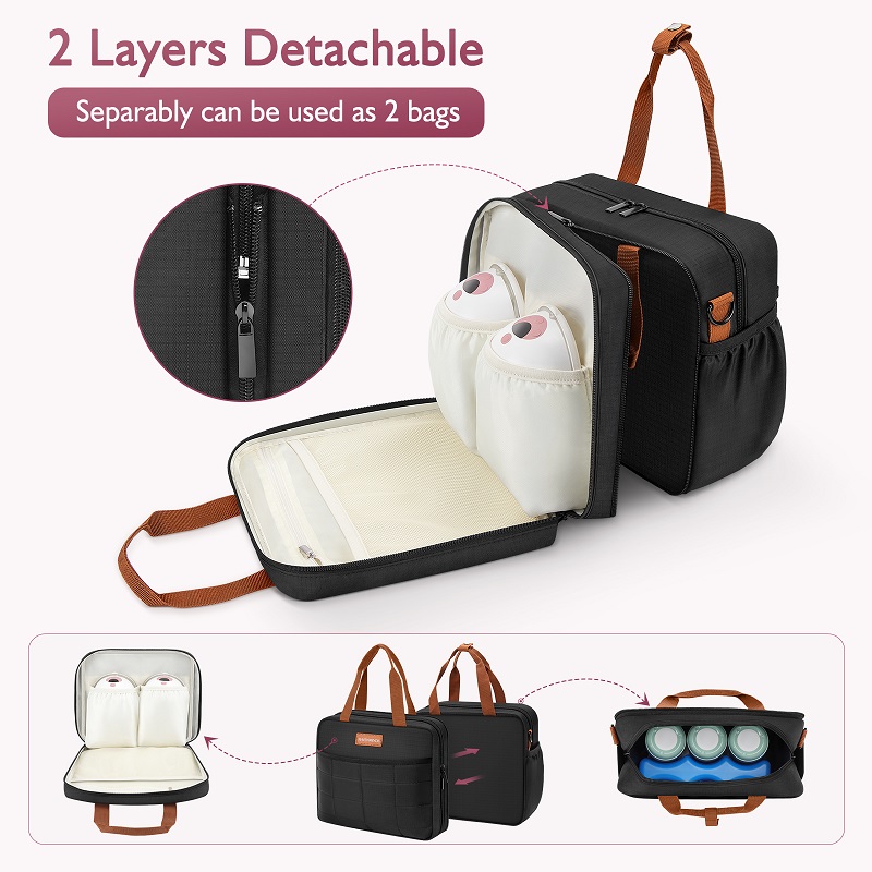 Detachable Breast Pump Bag wit - Baby Food Zip Lock Bag ulasan dan harga
