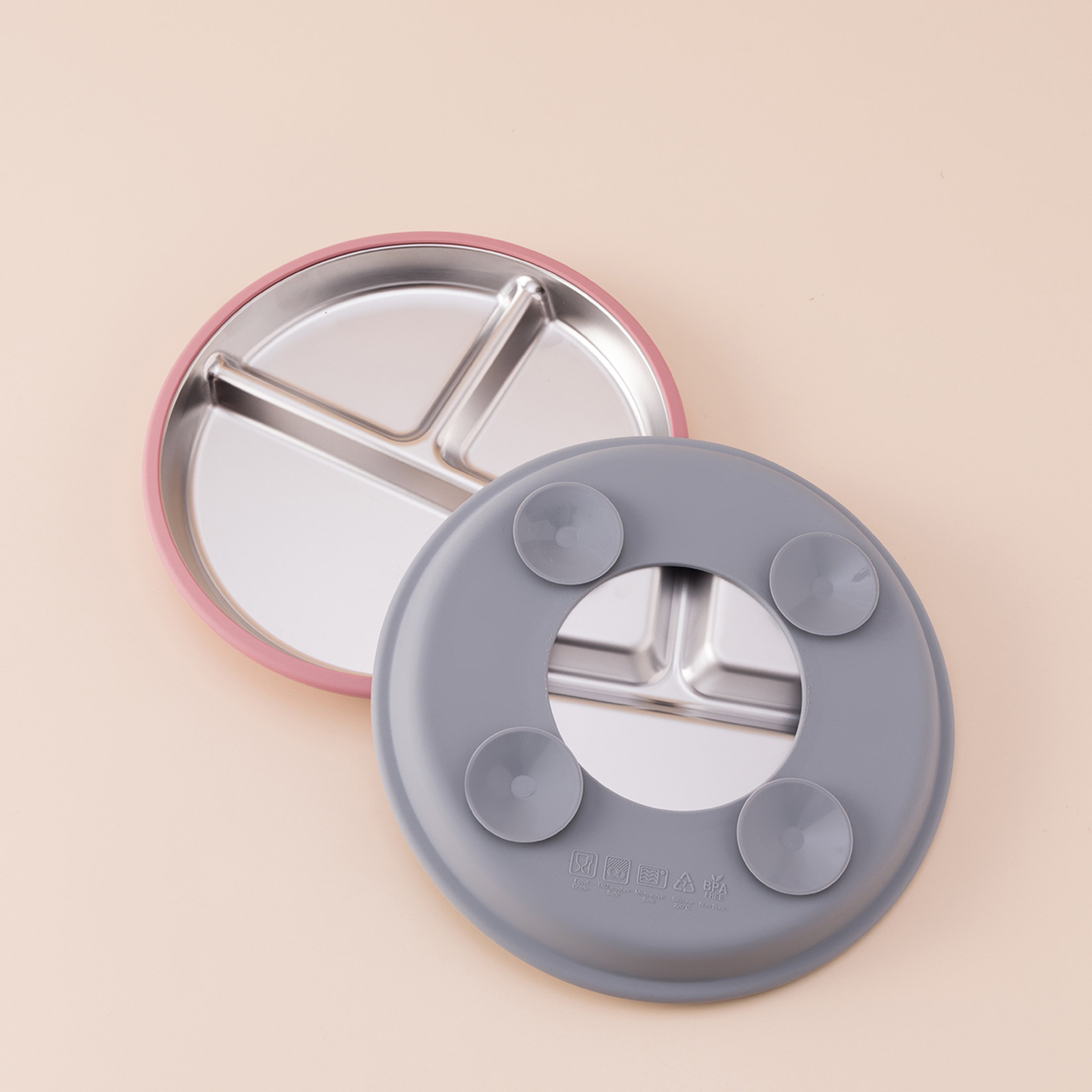 3PCS Silicone Stainless Steel  - Baby Food Universe ulasan dan harga