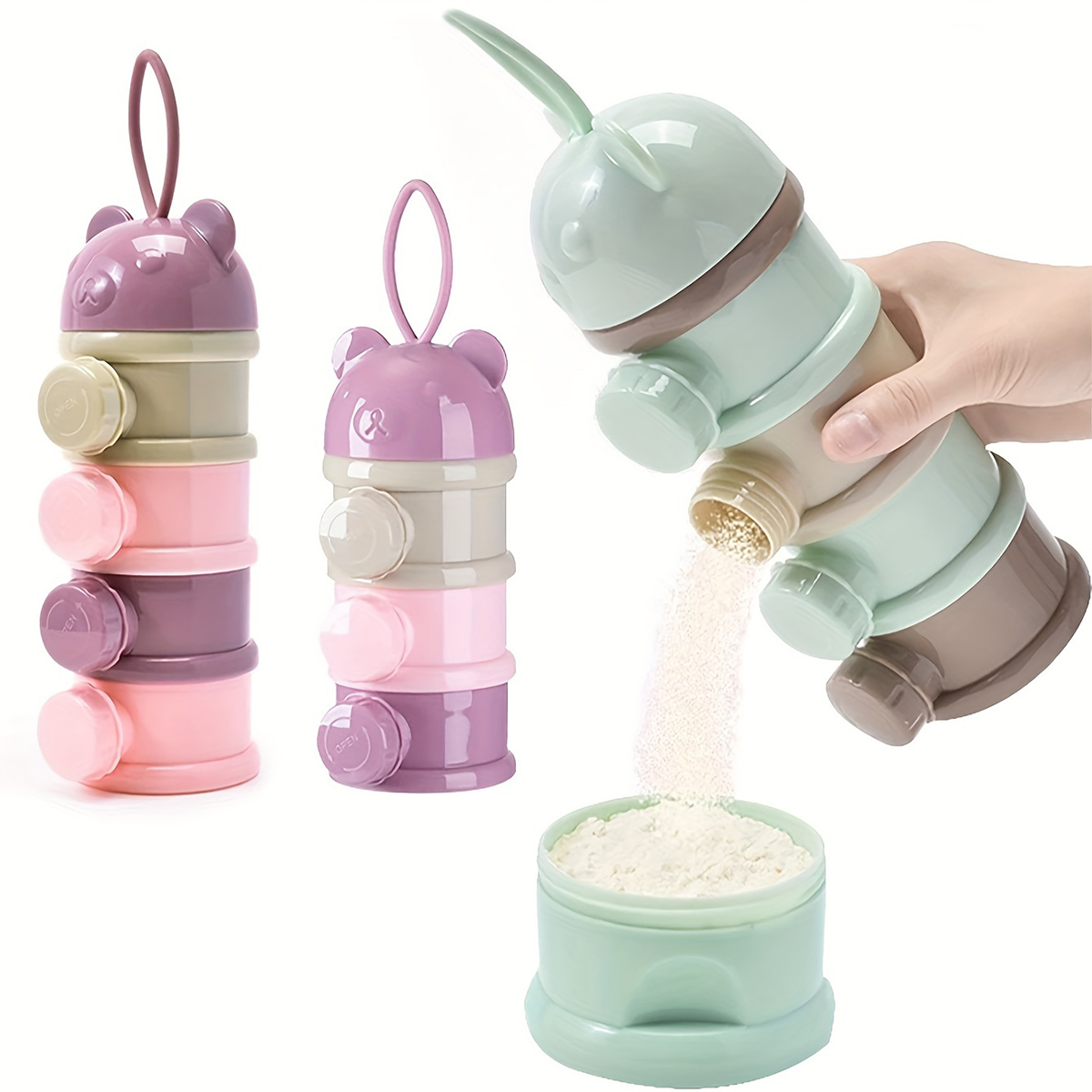 Large Capacity Baby Milk Powde - Baby Food Universe ulasan dan harga