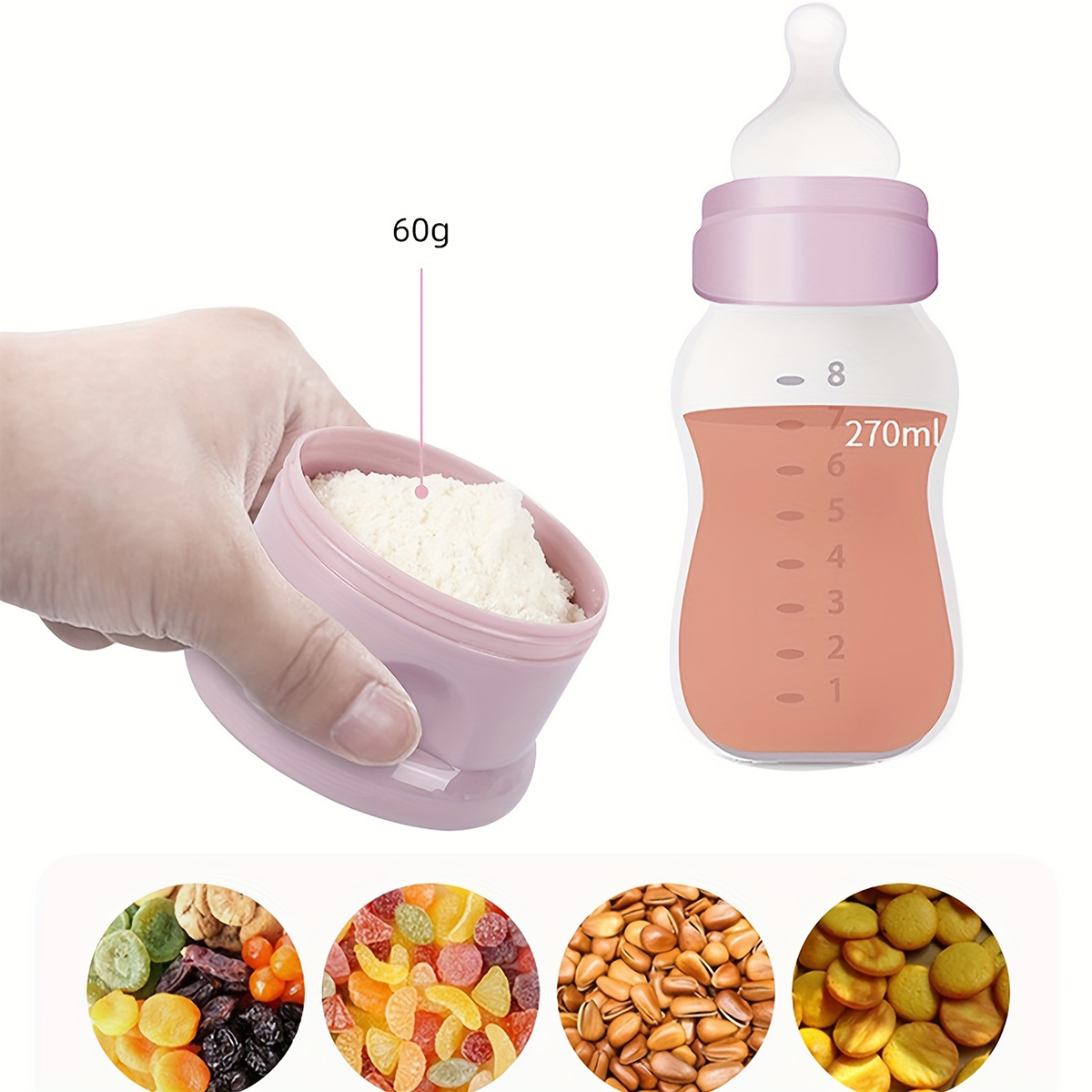 Large Capacity Baby Milk Powde - Baby Food Universe ulasan dan harga