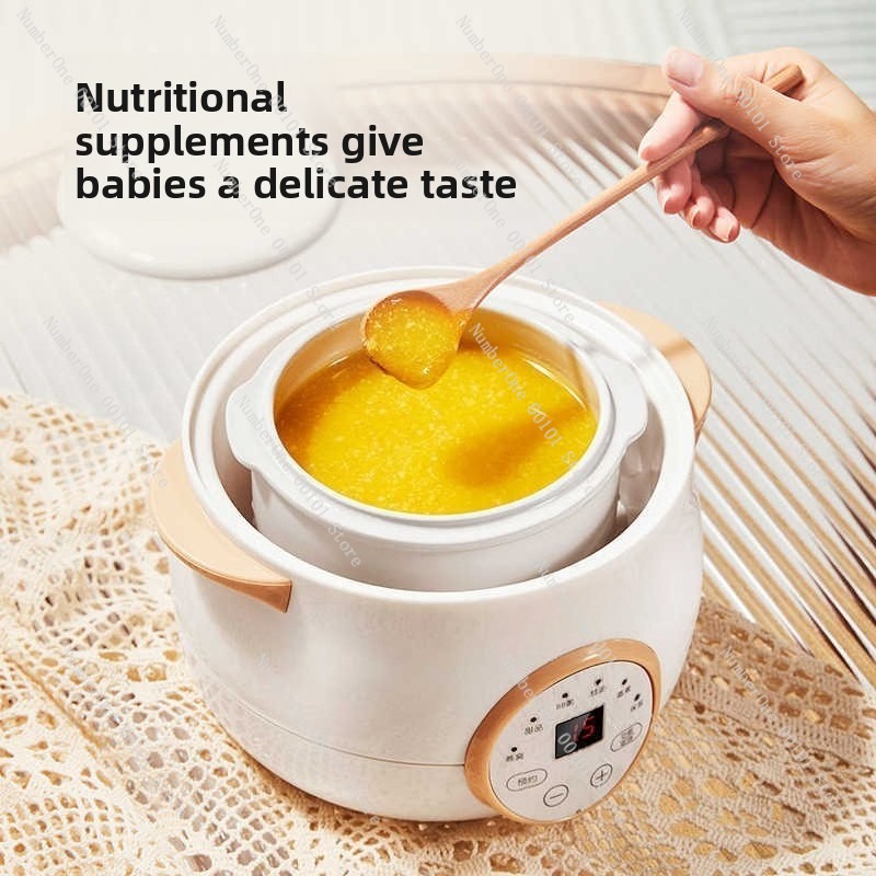 Small Double Layer Stew Pot Ba - Baby Food Home ulasan dan harga