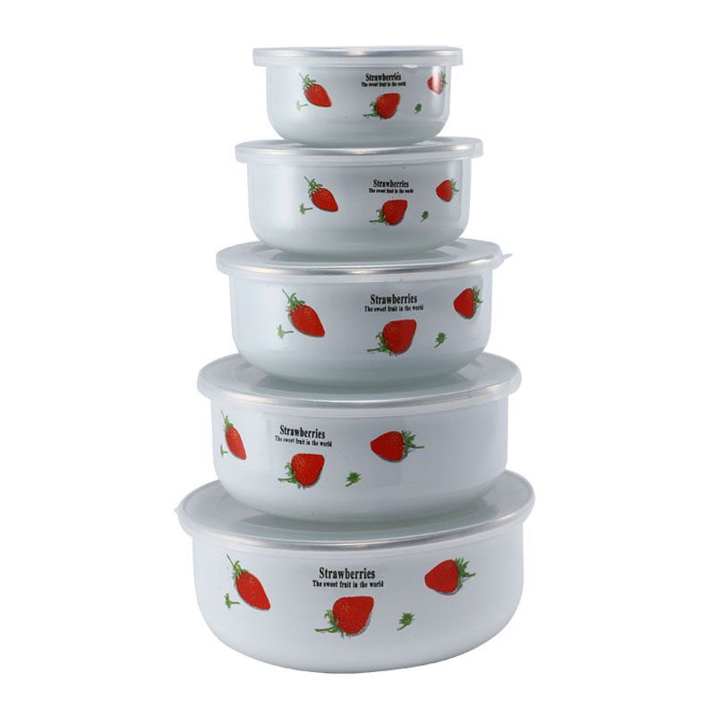 5-piece Set of Thickened Ename - Baby Food With Iron ulasan dan harga