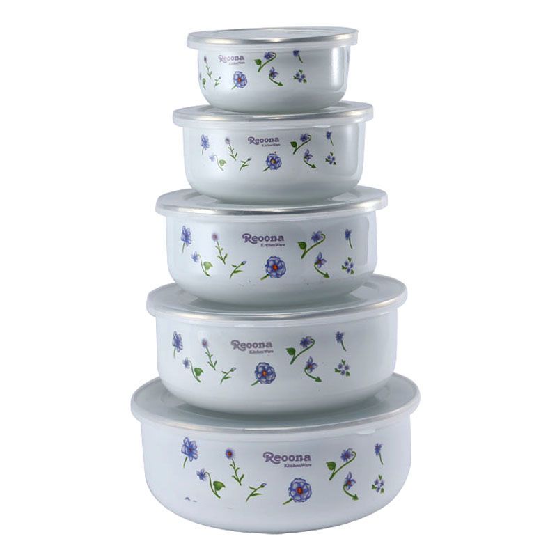 5-piece Set of Thickened Ename - Baby Food With Iron ulasan dan harga