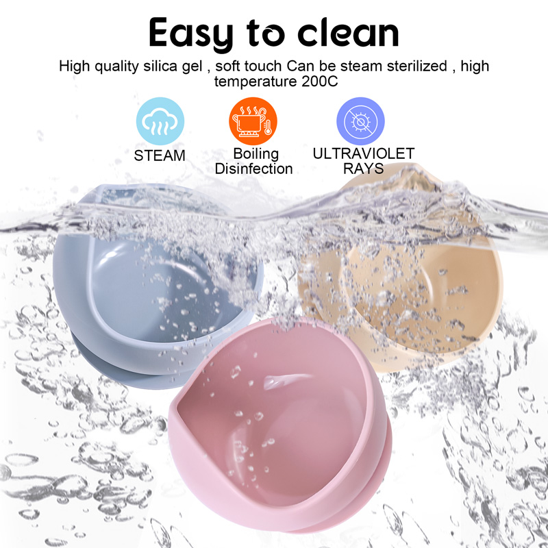 2PC Silicone Sucker Bowl Feedi - Baby Food Eating ulasan dan harga