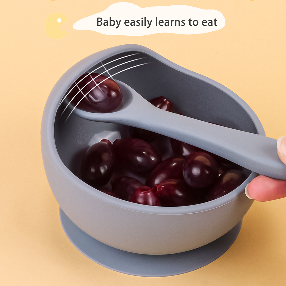 2PC Silicone Sucker Bowl Feedi - Baby Food Eating ulasan dan harga