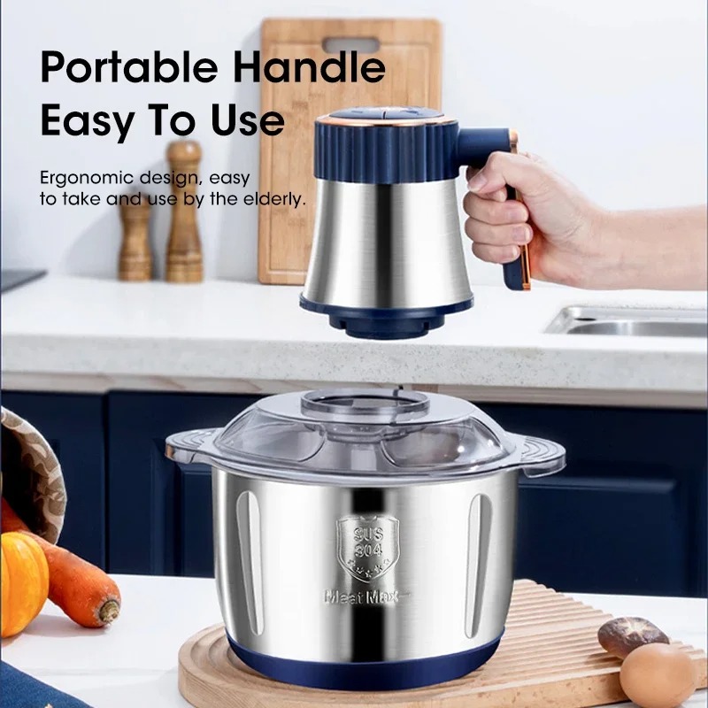 Electric Meat Grinder 5L Large - Baby Food Home ulasan dan harga