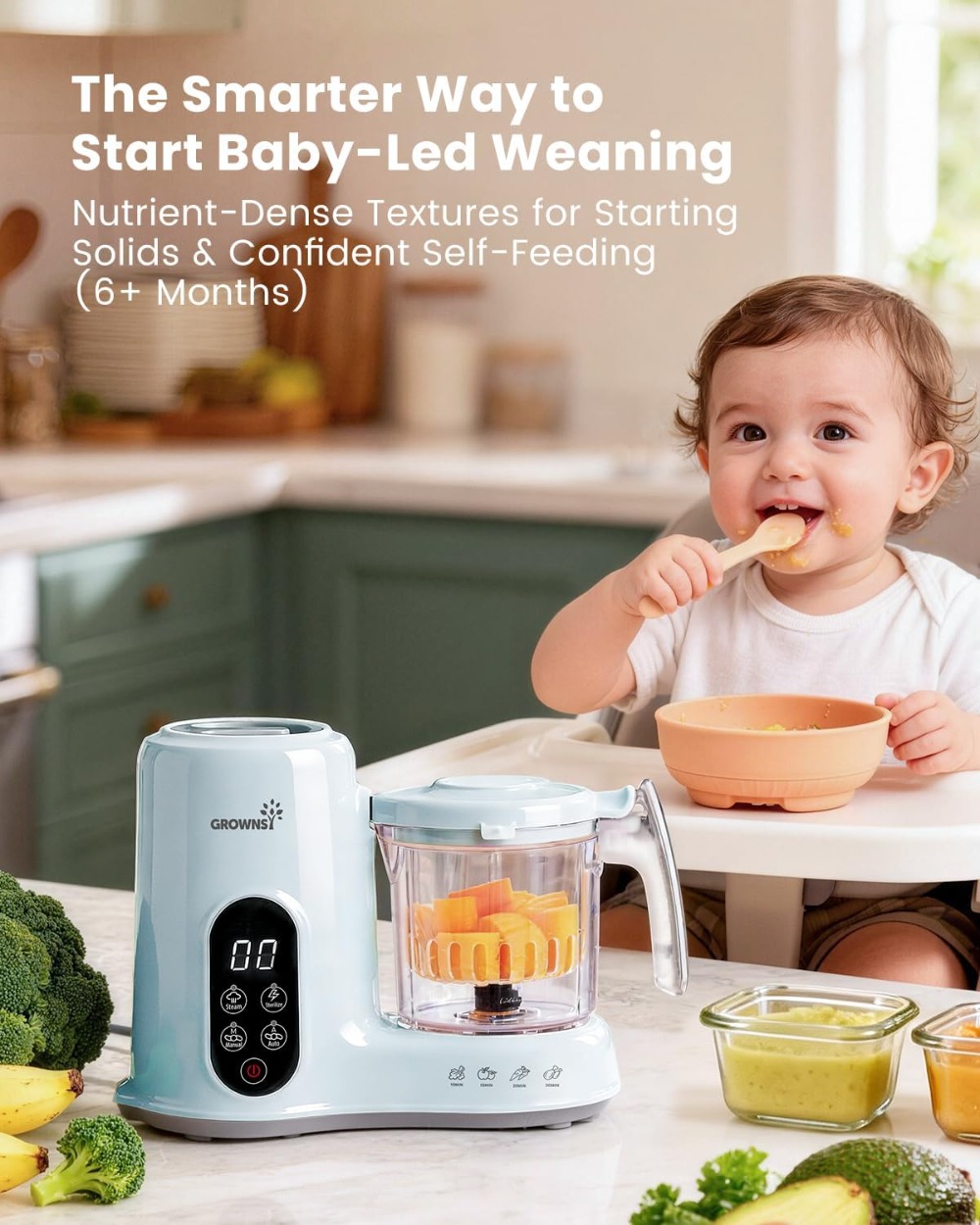 Baby Food Maker with Steam Bas - Baby Food Maker And Steamer ulasan dan harga