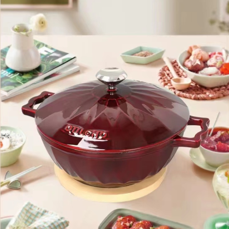Enameled Cast Iron Dutch Oven  - Baby Food With Iron ulasan dan harga
