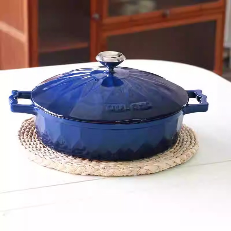 Enameled Cast Iron Dutch Oven  - Baby Food With Iron ulasan dan harga