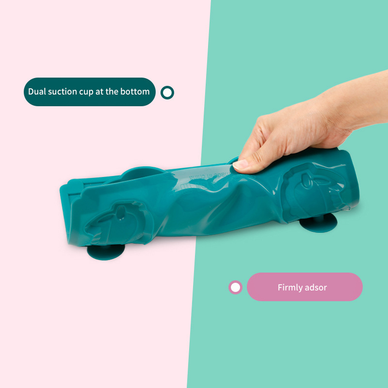 Cute Silicone Dinosaur Plate C - Baby Food Eating ulasan dan harga