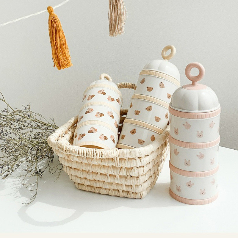 Cute Bear Milk Powder Box Baby - Baby Food Universe ulasan dan harga