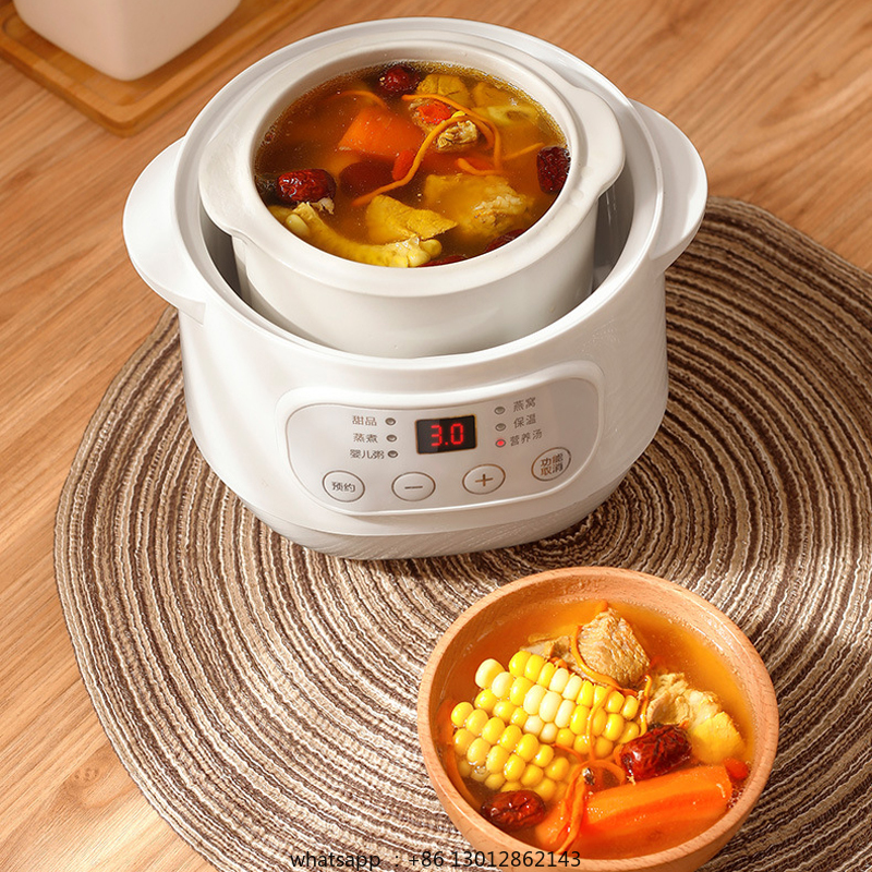 200W Electric Slow Cooker Food - Baby Food Steamer ulasan dan harga