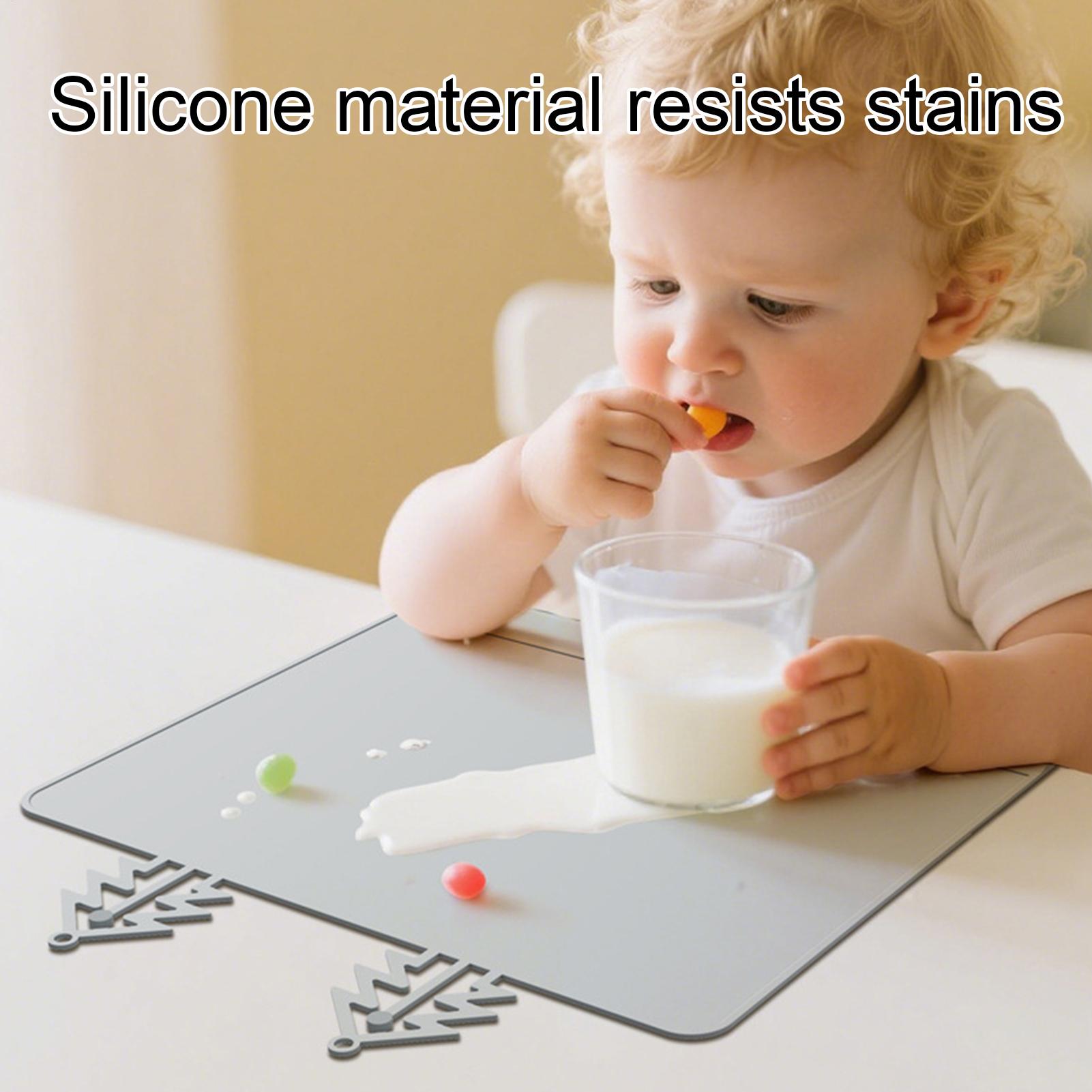 Silicone Placemat Portable Non - Baby Food Eating ulasan dan harga