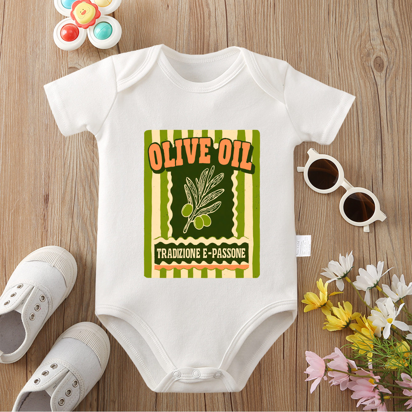 100% Cotton Onesie Summer Food - Baby Food Intake ulasan dan harga