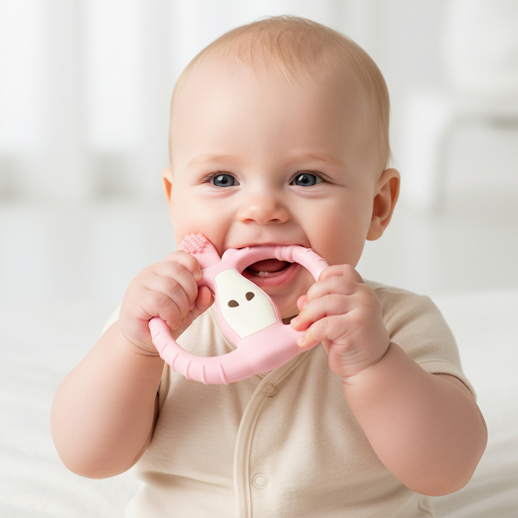 Food-Grade Silicone Vibrating  - Baby Food Apple ulasan dan harga