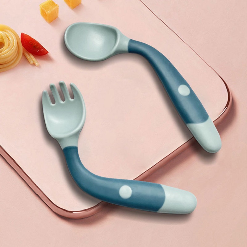 Bendable Silicone Spoon for Ba - Baby Food Eating ulasan dan harga