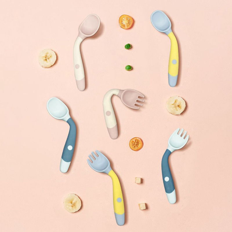 Bendable Silicone Spoon for Ba - Baby Food Eating ulasan dan harga