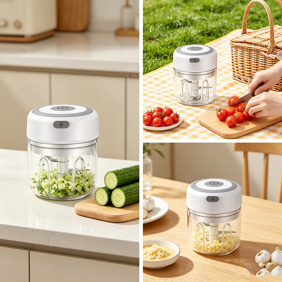 Portable Rechargeable Mini Gar - Baby Food Home ulasan dan harga