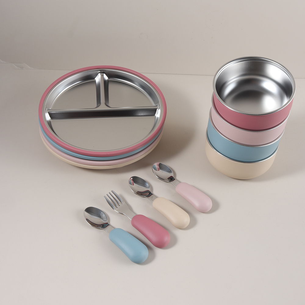 4pcs/set Silicone Suction Bowl - Baby Food Universe ulasan dan harga