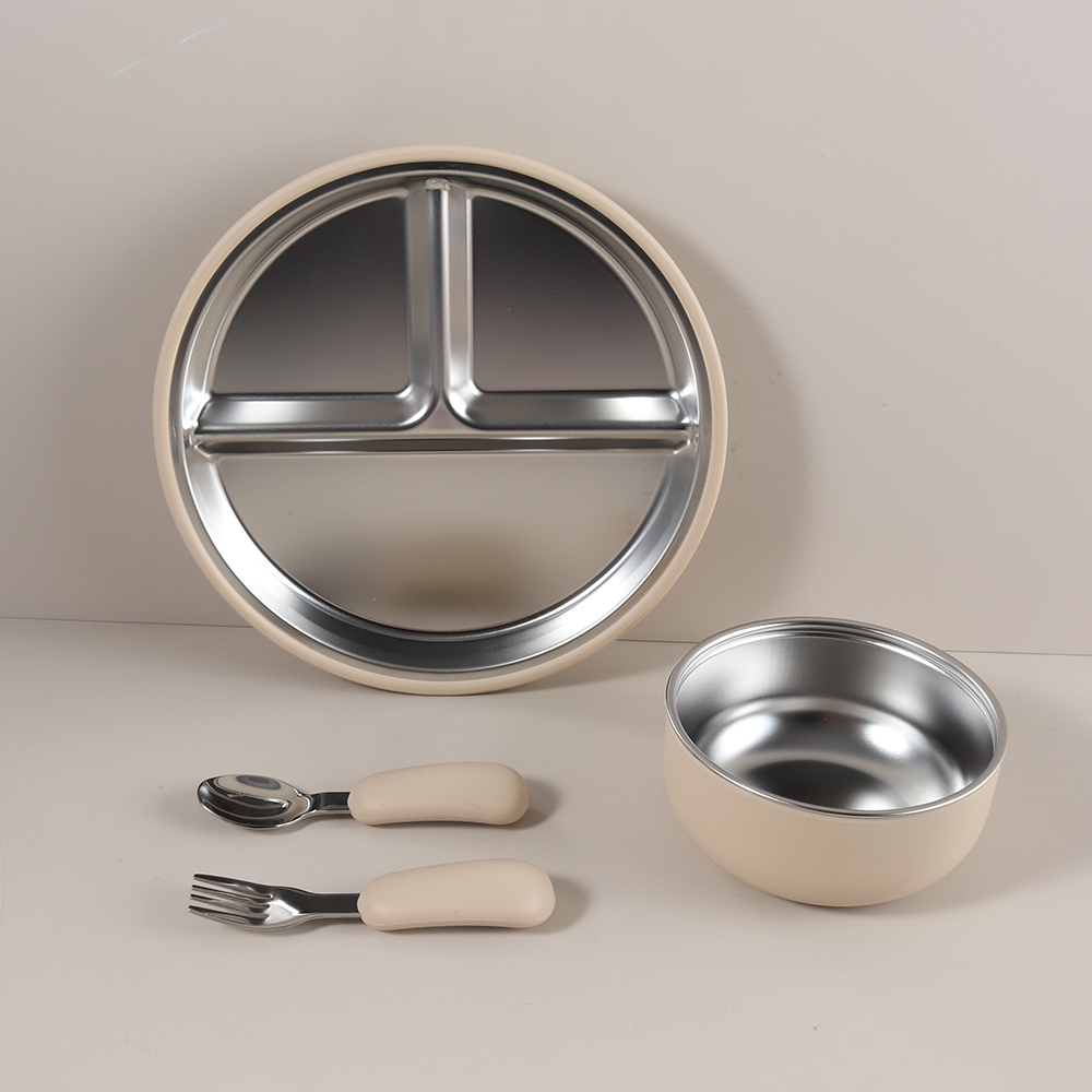 4pcs/set Silicone Suction Bowl - Baby Food Universe ulasan dan harga