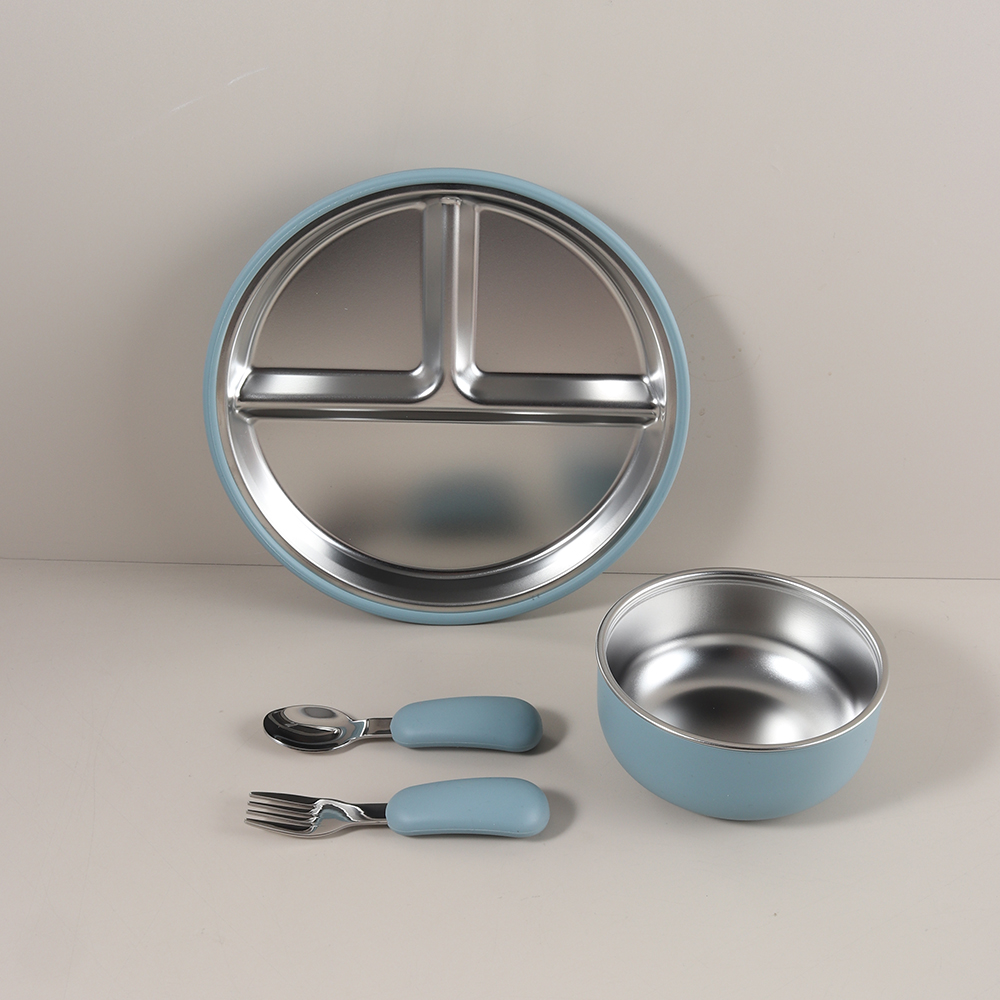 4pcs/set Silicone Suction Bowl - Baby Food Universe ulasan dan harga