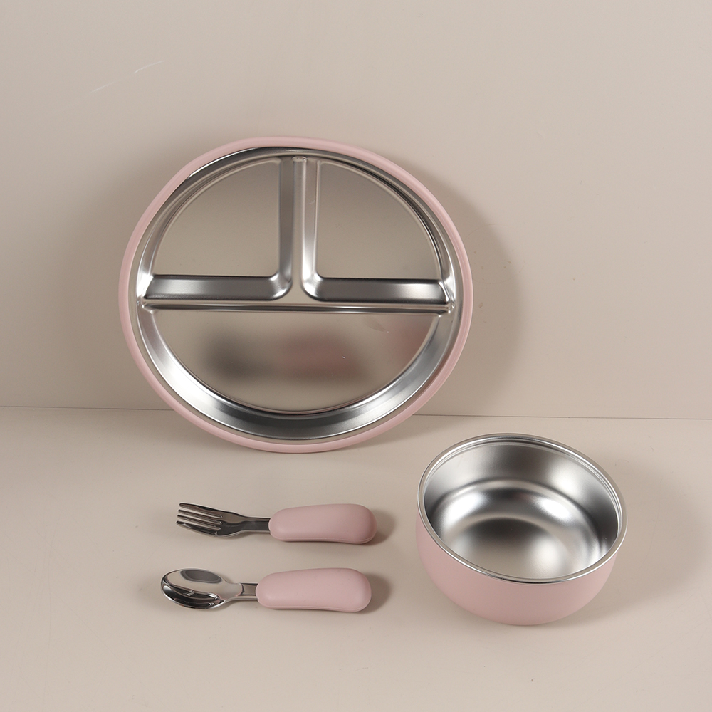 4pcs/set Silicone Suction Bowl - Baby Food Universe ulasan dan harga