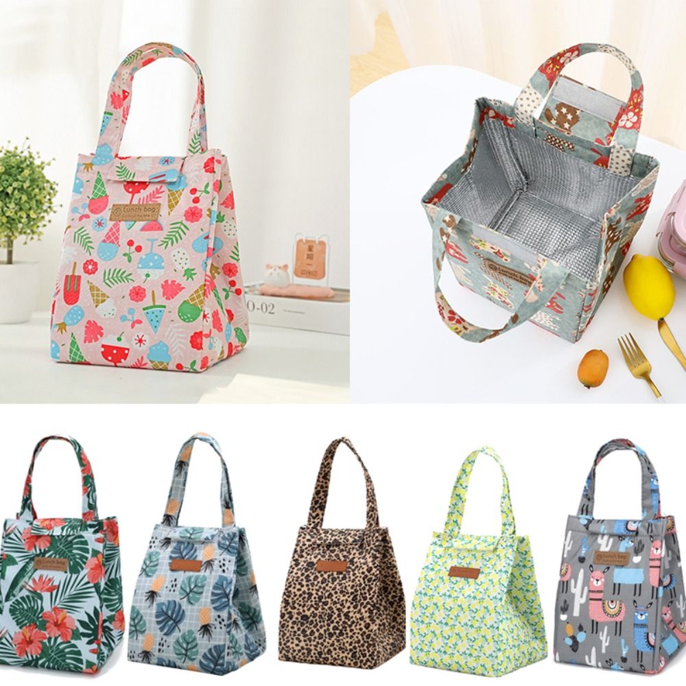 Oxford Cloth Insulated Lunch B - Baby Food Zip Lock Bag ulasan dan harga