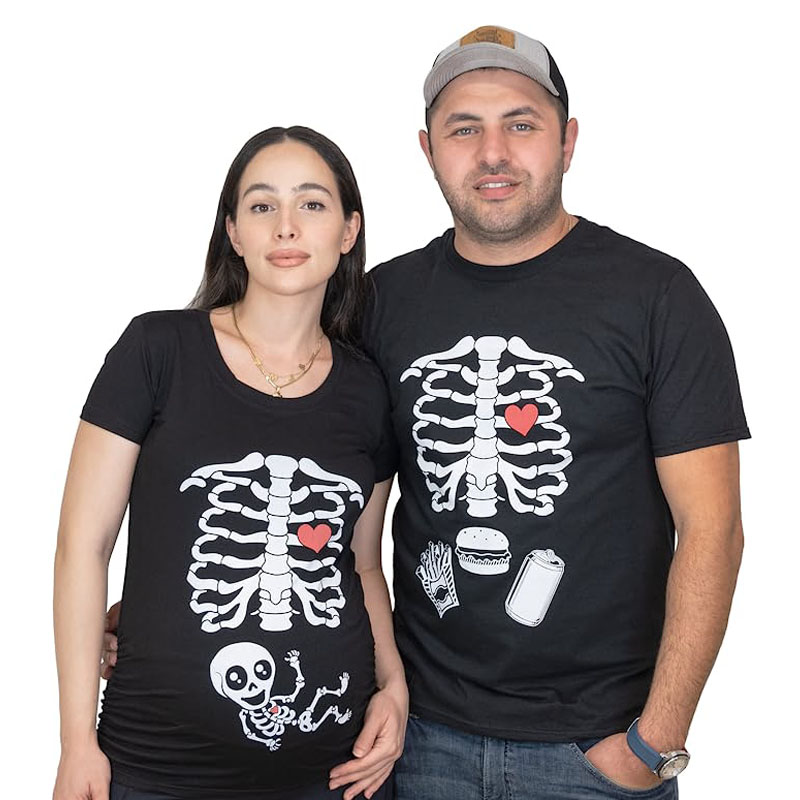 Maternity Halloween Skeleton T - Baby Food Intake ulasan dan harga