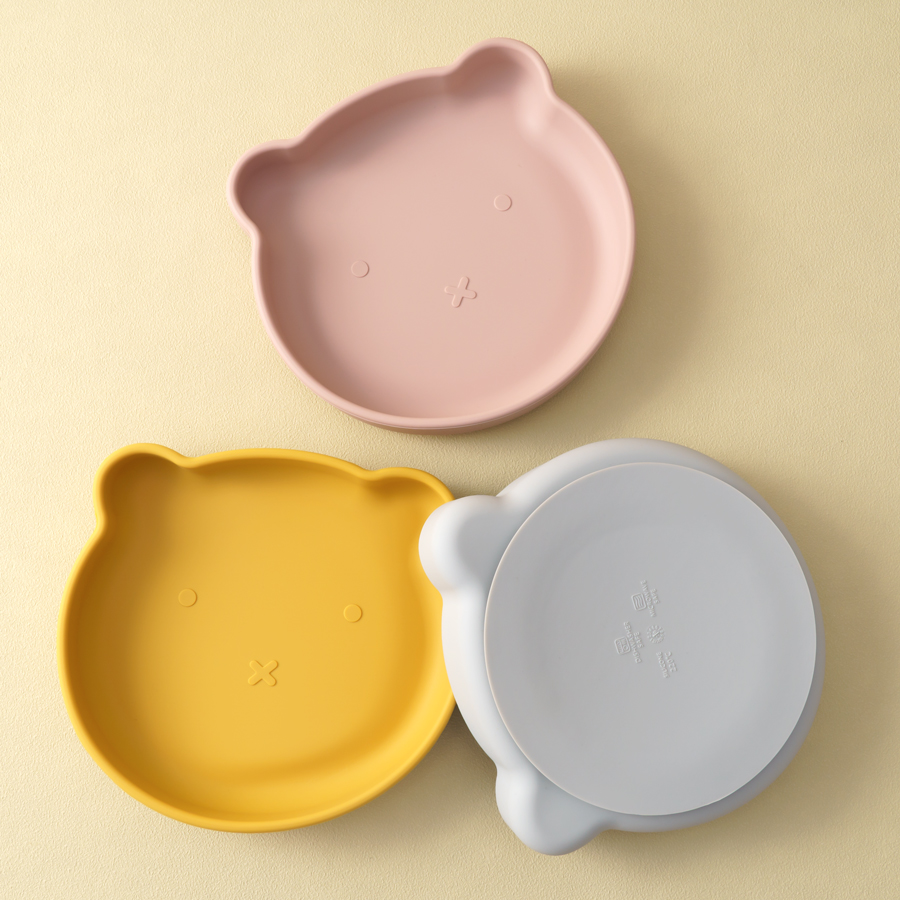 1PC Silicone Baby Dishes Sucti - Baby Food Eating ulasan dan harga