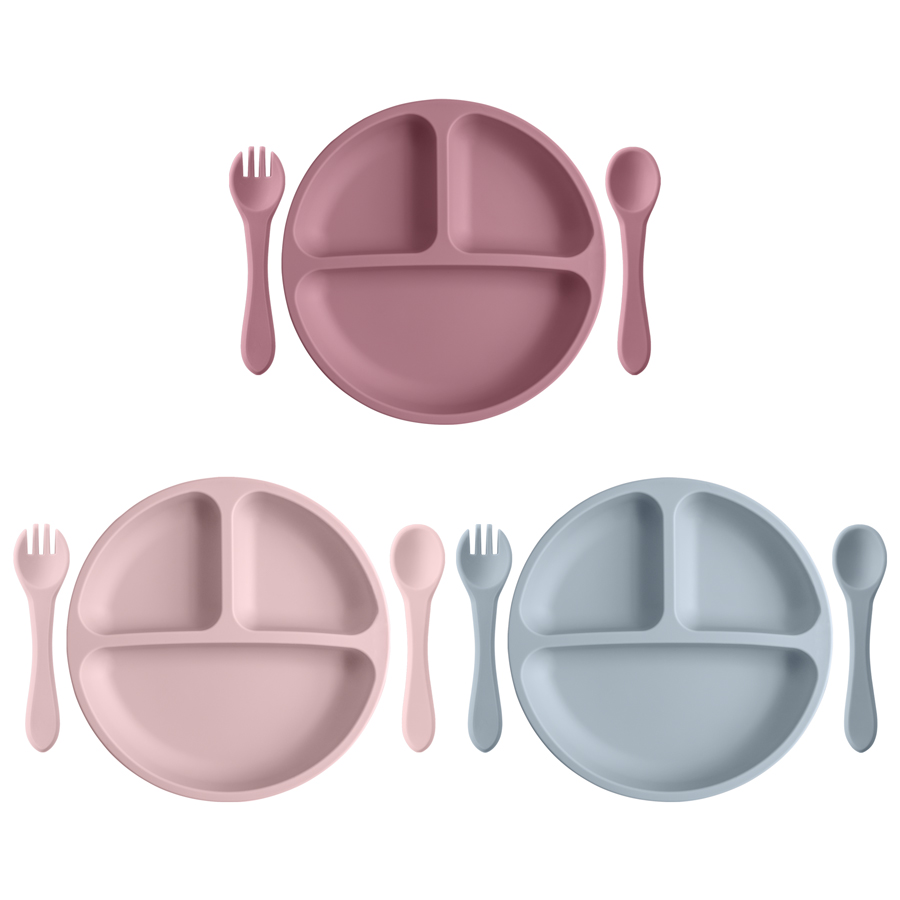 3PCS Children's Tableware Set  - Baby Food Eating ulasan dan harga
