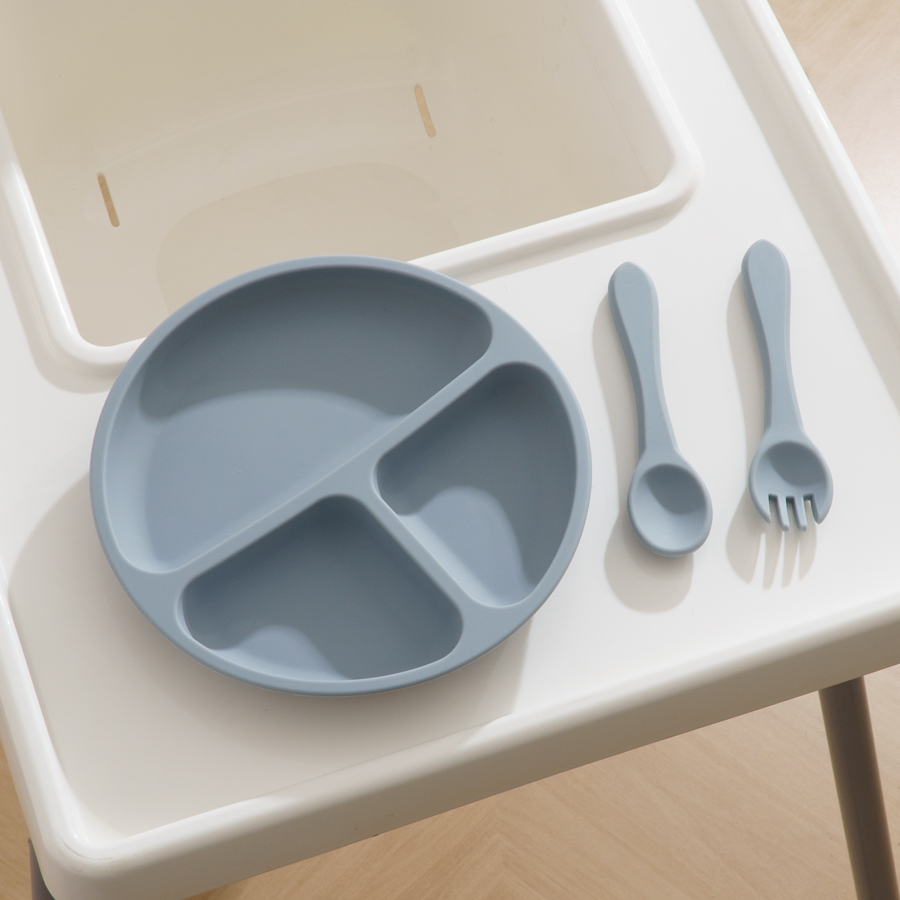 3PCS Children's Tableware Set  - Baby Food Eating ulasan dan harga