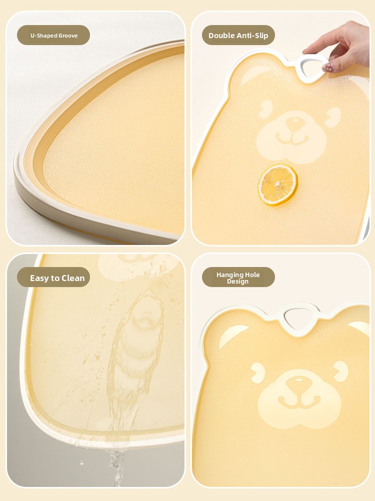 Adorable Cartoon Dual-Sided Ki - Baby Food Weaning ulasan dan harga