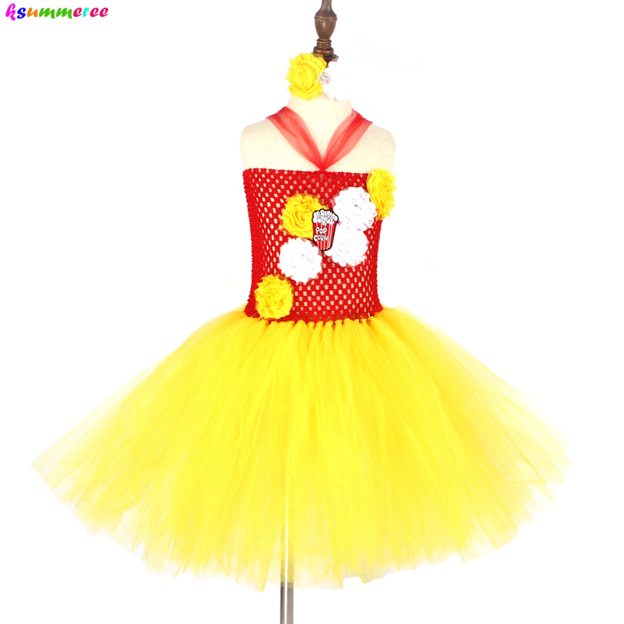 Fancy Popcorn Girl Tutu Dress  - Baby Food Intake ulasan dan harga