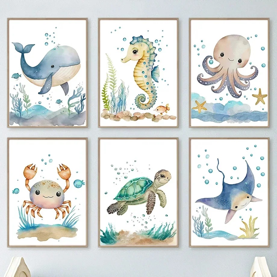 Cute Whale Sea Horse Octopus C - Baby Food Oil ulasan dan harga