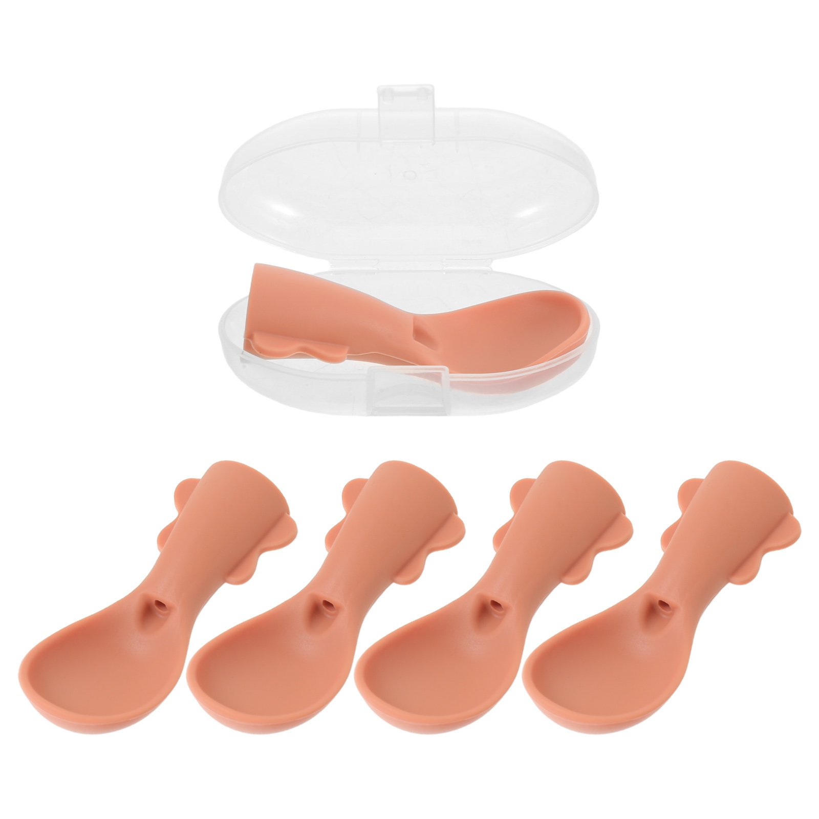 5Pcs Silicone Baby Feeding Spo - Baby Food Weaning ulasan dan harga
