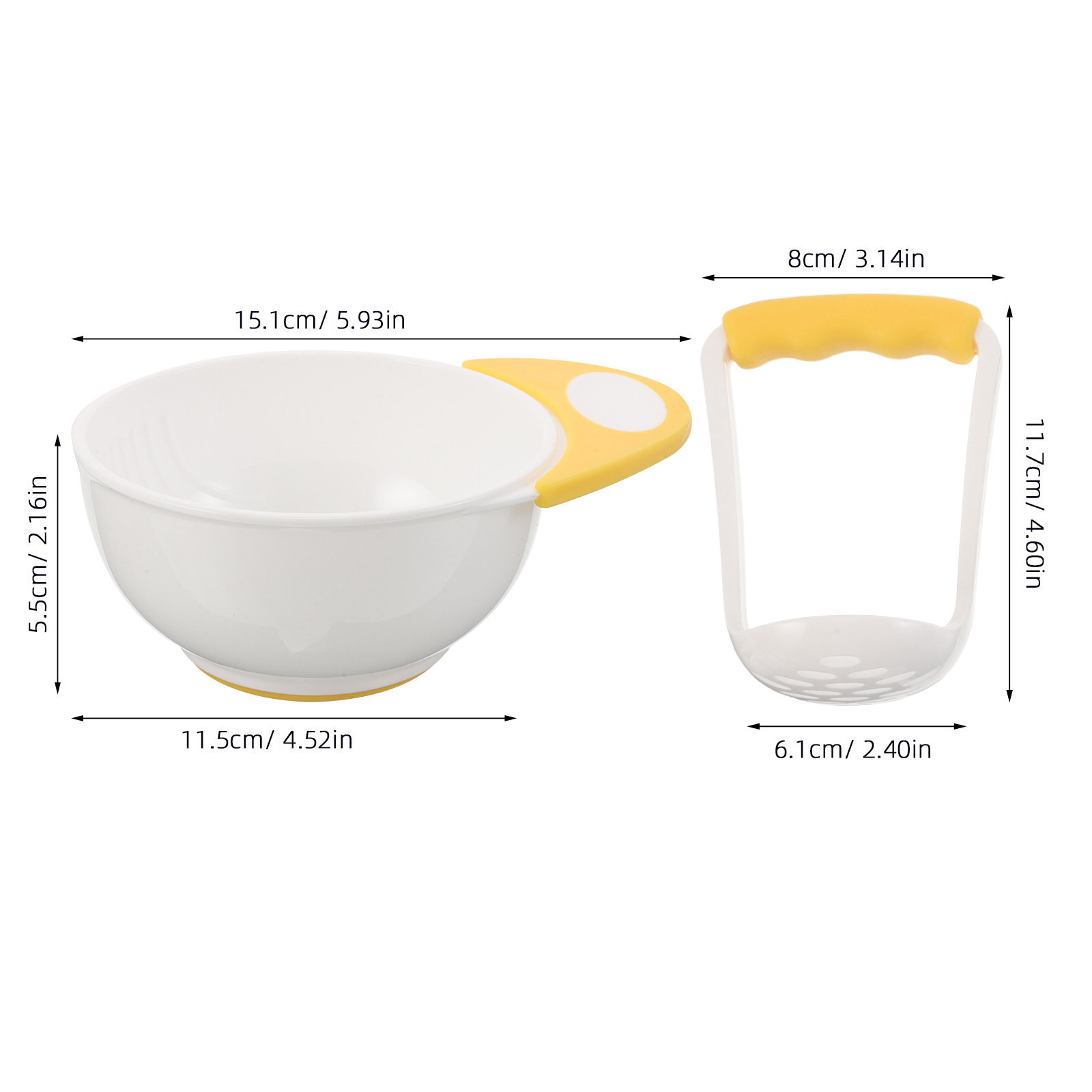 1Set Baby Food Masher Bowl Eff - Baby Food Weaning ulasan dan harga