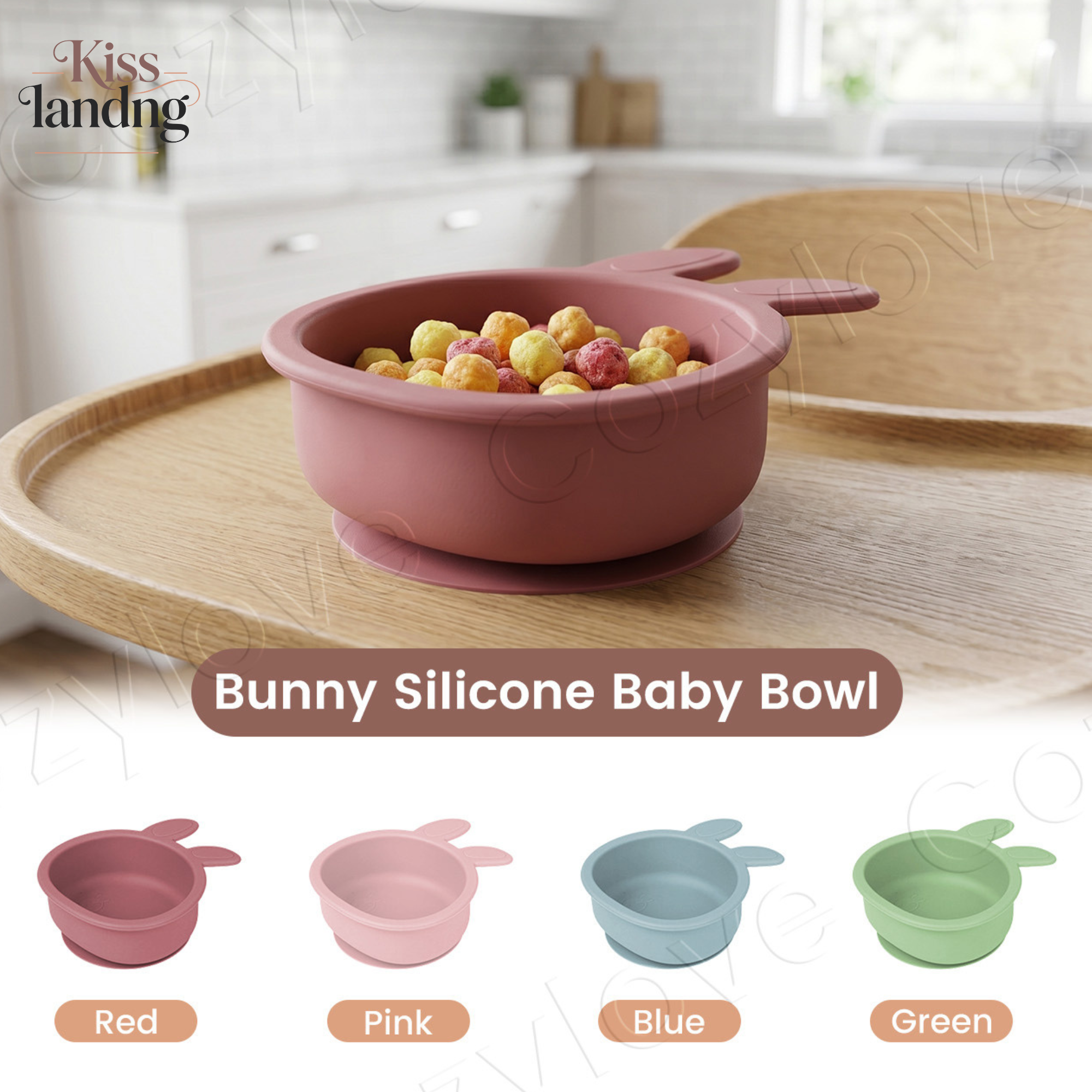 Cute Bunny Ear Silicone Baby S - Baby Food Weaning ulasan dan harga