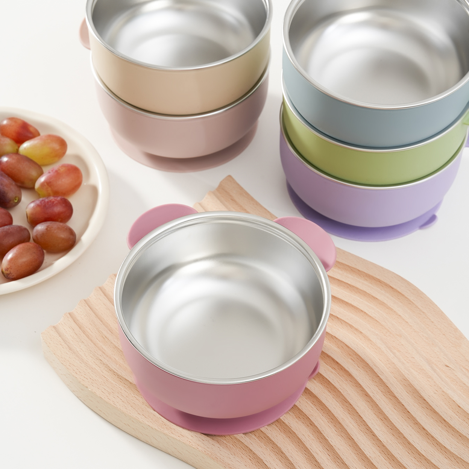 1PC Removable Silicone Stainle - Baby Food Weaning ulasan dan harga