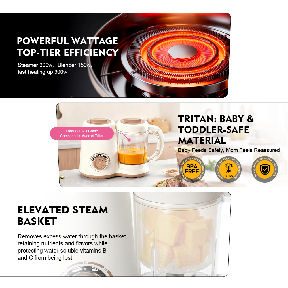 Multifunctional baby blender f - Baby Food Steamer ulasan dan harga
