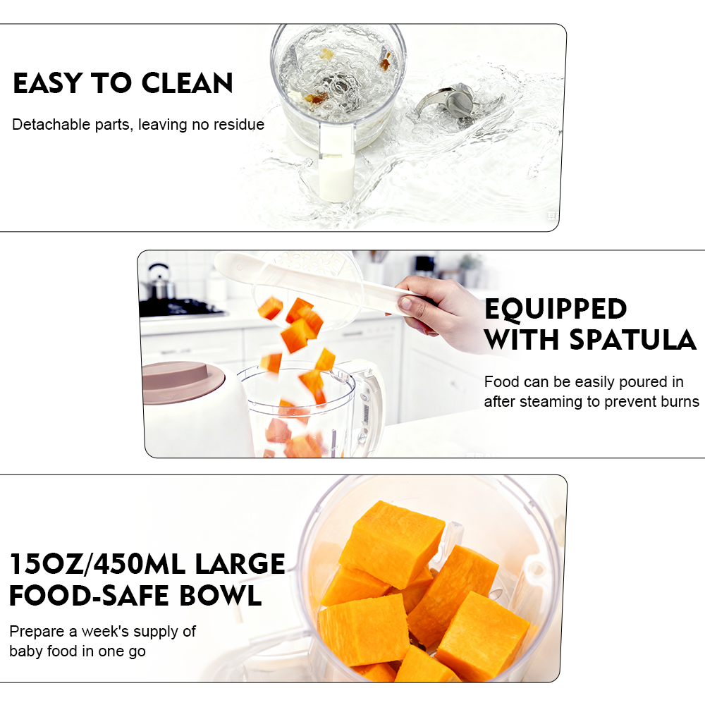 Multifunctional baby blender f - Baby Food Steamer ulasan dan harga