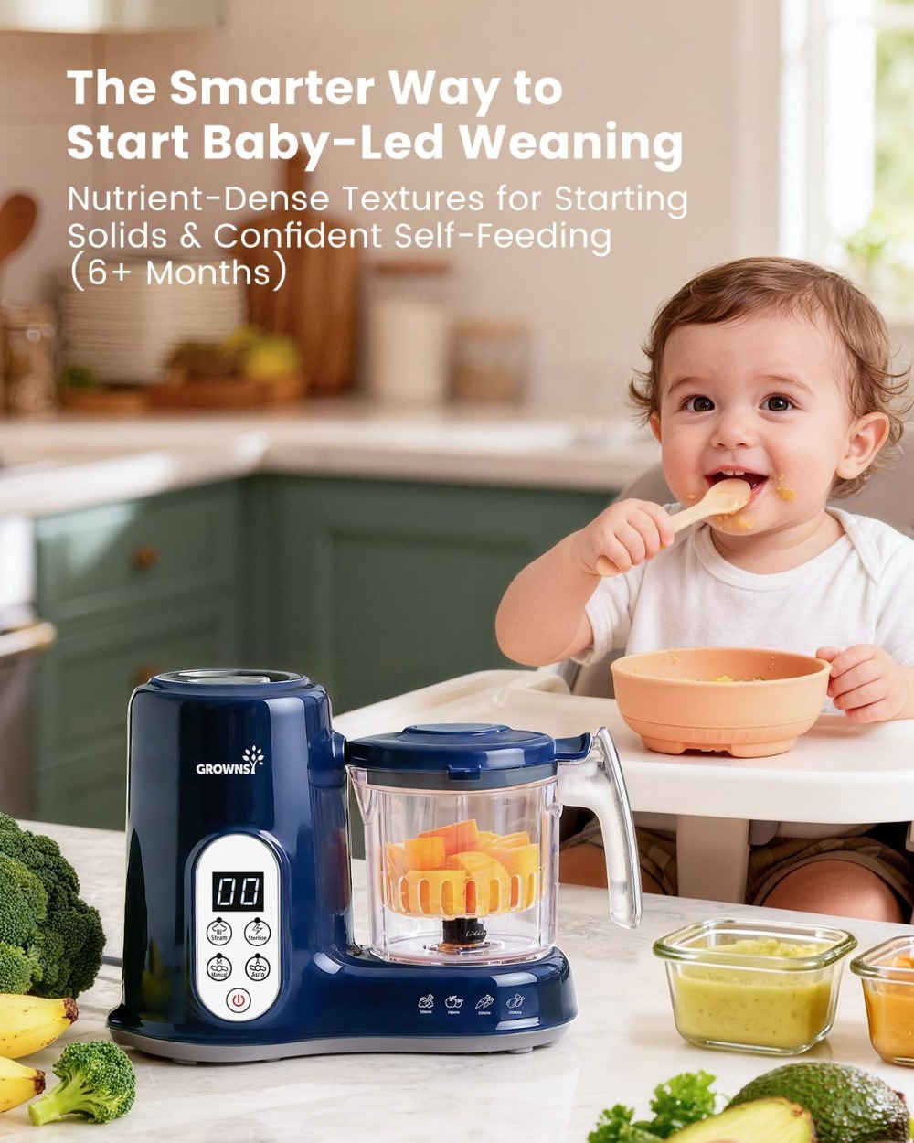 Baby Food Maker with Steam Bas - Baby Food Maker And Steamer ulasan dan harga